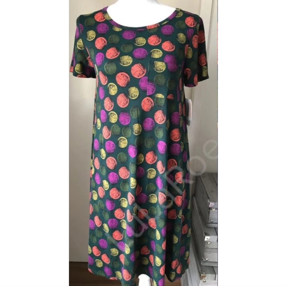 Lularoe Carly Dress w/Dots Pattern